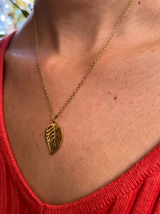 Collier Feuille
