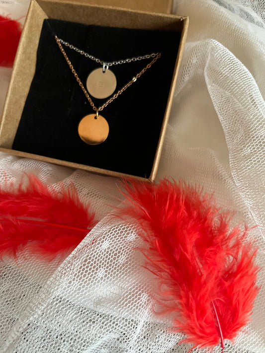 Collier Nos Initiales - Coffret Couple