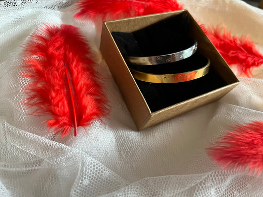 Bracelets à personnaliser - Coffret Couple