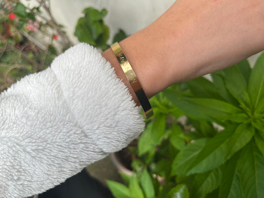 Un Prénom / Bracelet en acier inoxydable